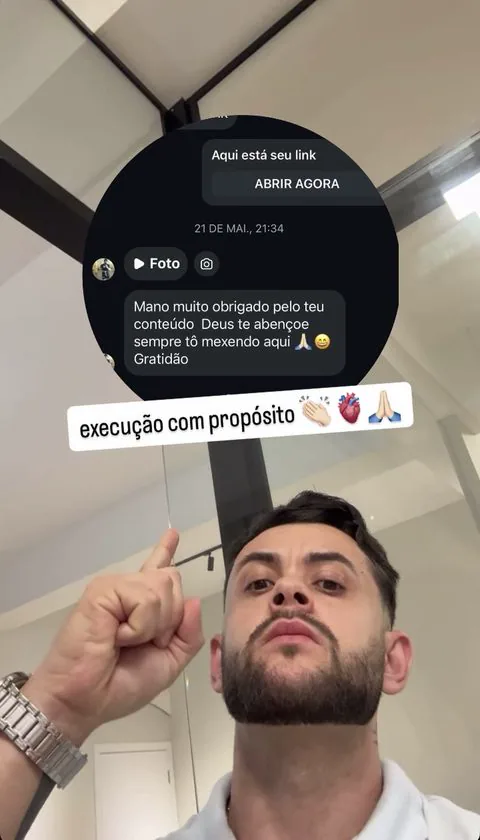 Print original do depoimento 9 de um assinante do Puro Suco da IA