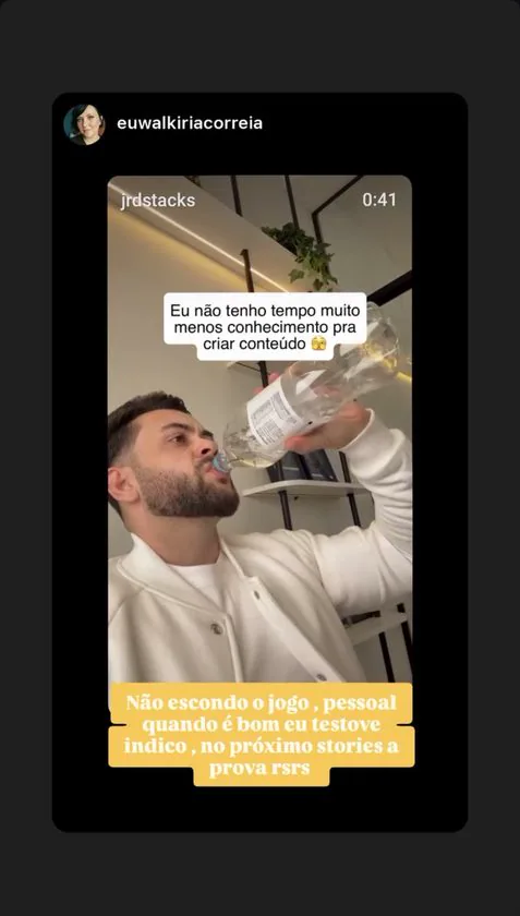 Print original do depoimento 12 de um assinante do Puro Suco da IA