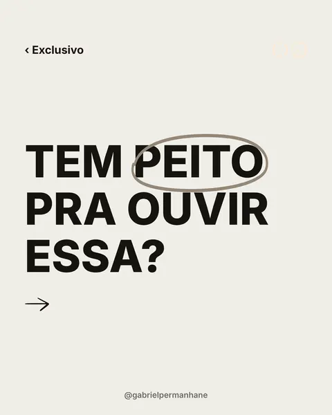Capa: Tem peito pra ouvir essa?