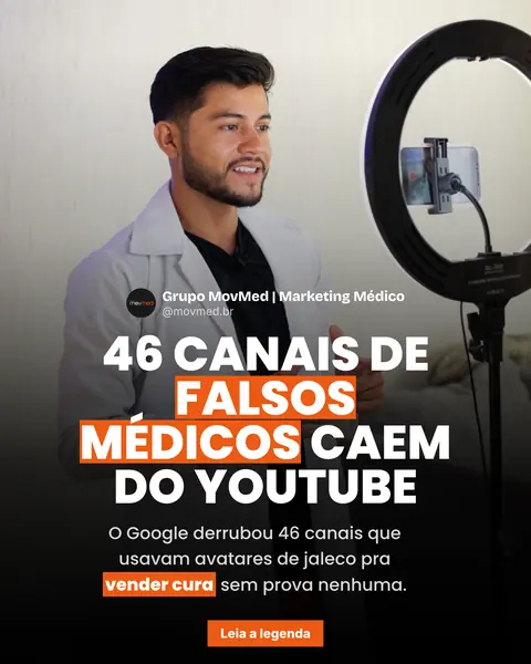 Capa (marketing médico): 46 canais de falsos médicos caem do YouTube