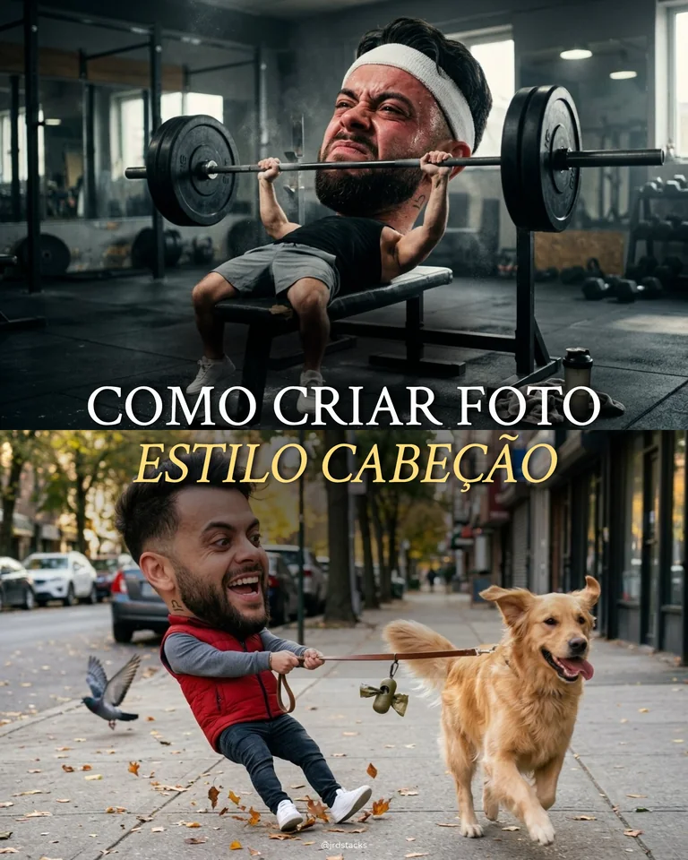Slide 1: Como criar foto estilo Cabeção