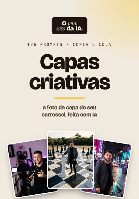 Capa do bônus: Capas criativas