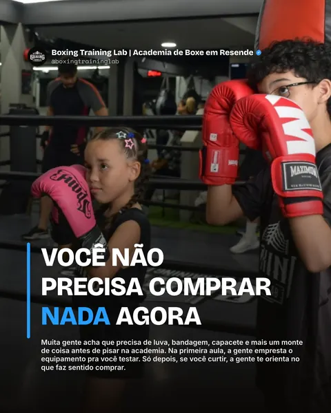 Academia de boxe, slide 4 de 6