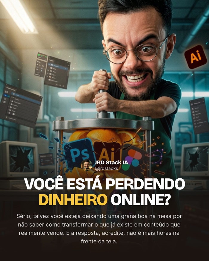 Capa de carrossel de vendas criada no Puro Suco da IA