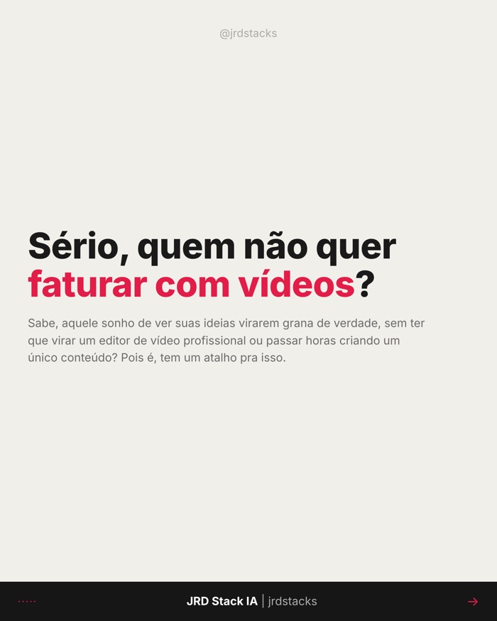 Capa de carrossel criada no Puro Suco da IA
